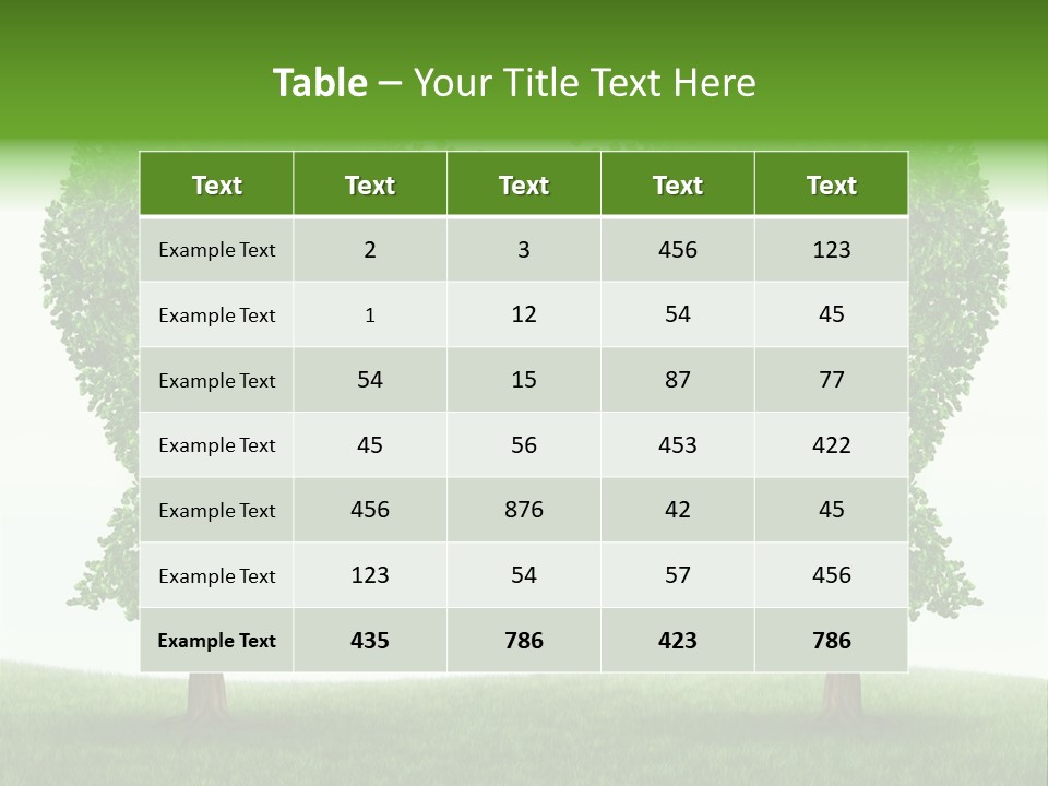 Exchange Leaves Cooperation PowerPoint Template