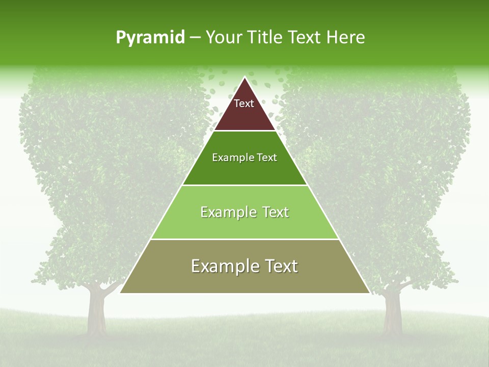 Exchange Leaves Cooperation PowerPoint Template