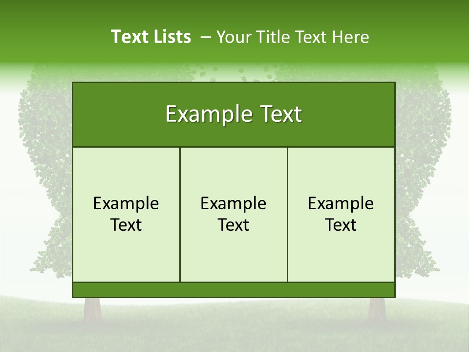 Exchange Leaves Cooperation PowerPoint Template