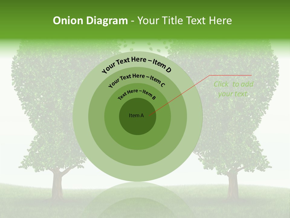 Exchange Leaves Cooperation PowerPoint Template