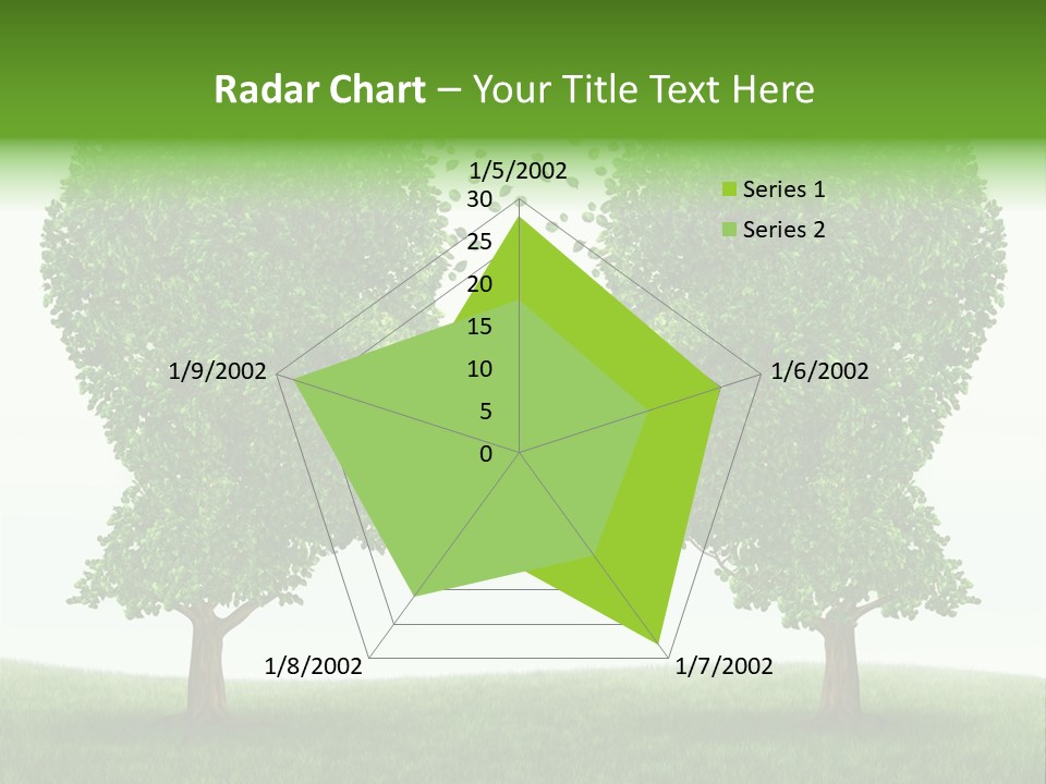 Exchange Leaves Cooperation PowerPoint Template