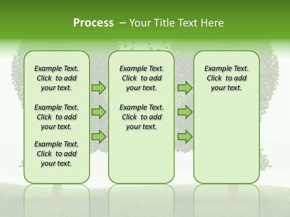 Exchange Leaves Cooperation PowerPoint Template