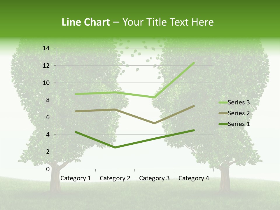 Exchange Leaves Cooperation PowerPoint Template