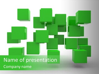 Objects Symbol Block PowerPoint Template