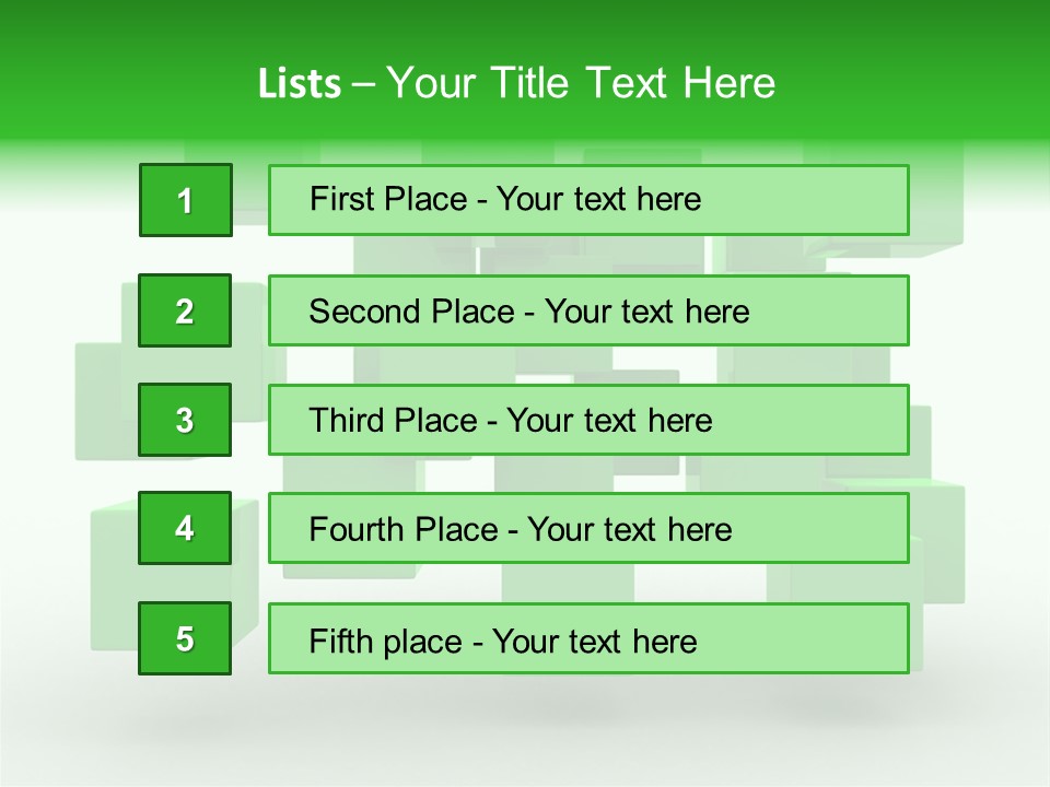 Objects Symbol Block PowerPoint Template