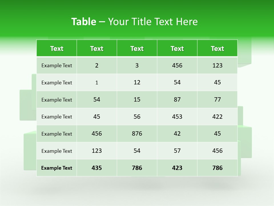 Objects Symbol Block PowerPoint Template