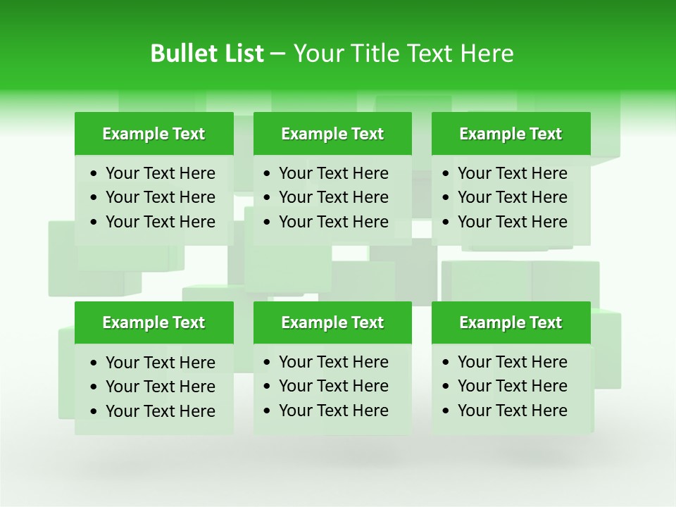 Objects Symbol Block PowerPoint Template