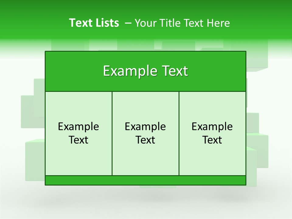 Objects Symbol Block PowerPoint Template