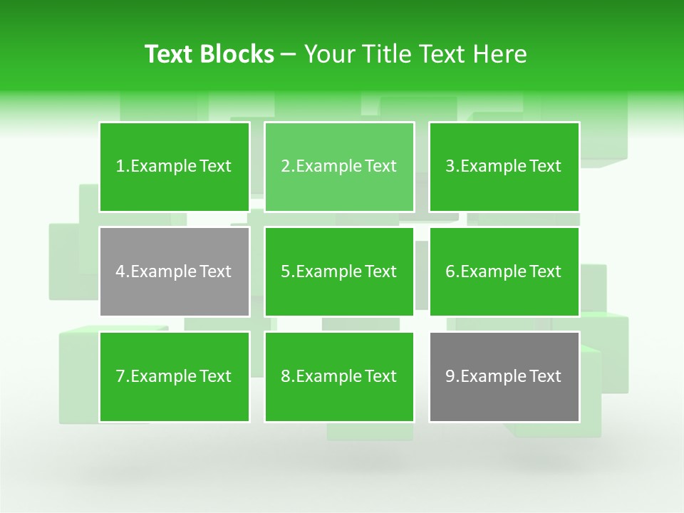 Objects Symbol Block PowerPoint Template