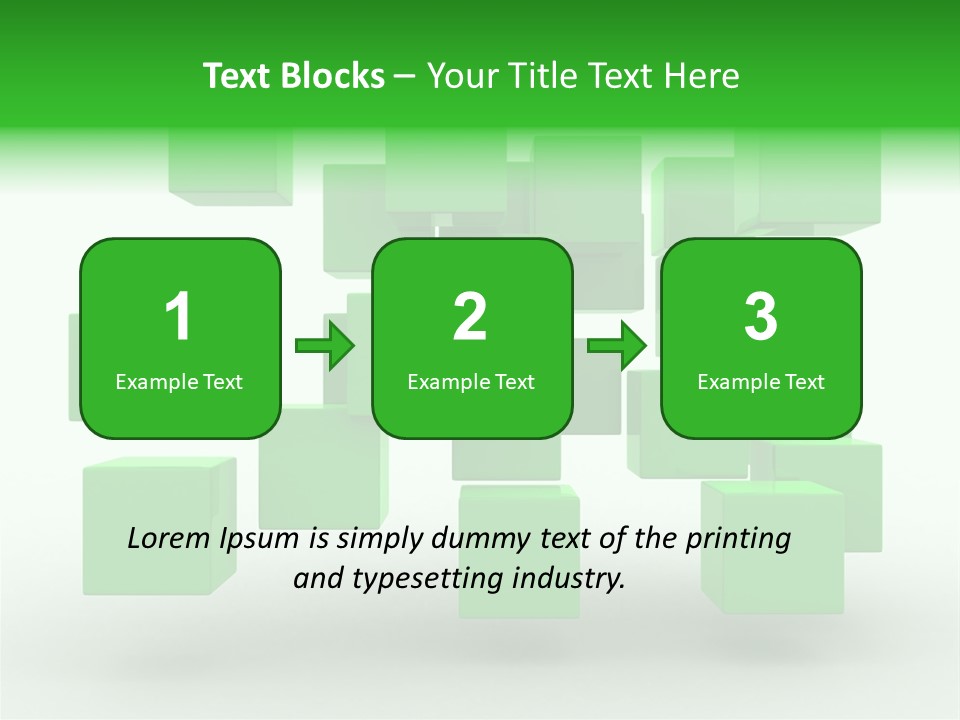 Objects Symbol Block PowerPoint Template