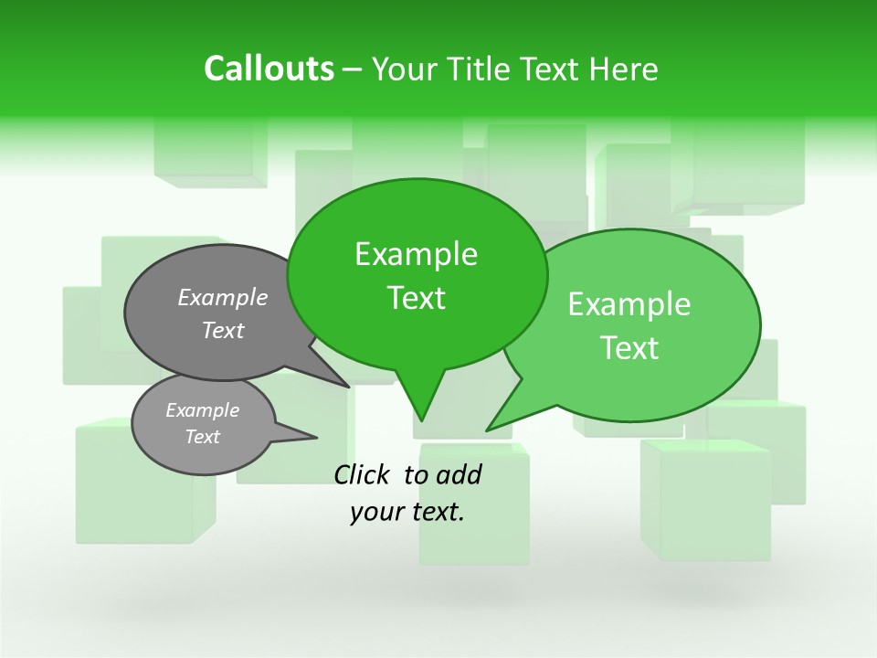 Objects Symbol Block PowerPoint Template