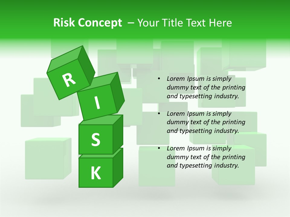 Objects Symbol Block PowerPoint Template