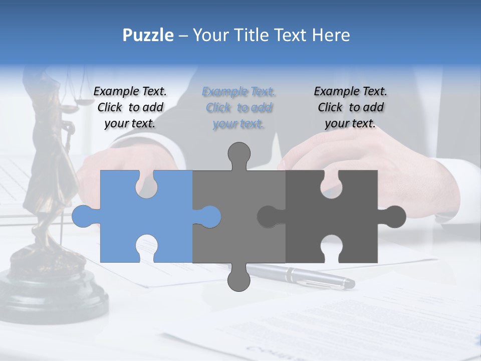 Text Stamp White PowerPoint Template