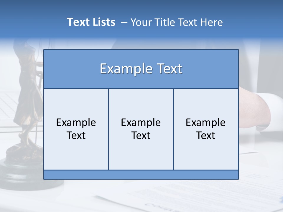 Text Stamp White PowerPoint Template