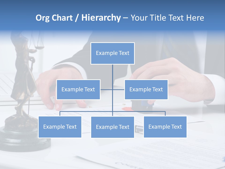 Text Stamp White PowerPoint Template