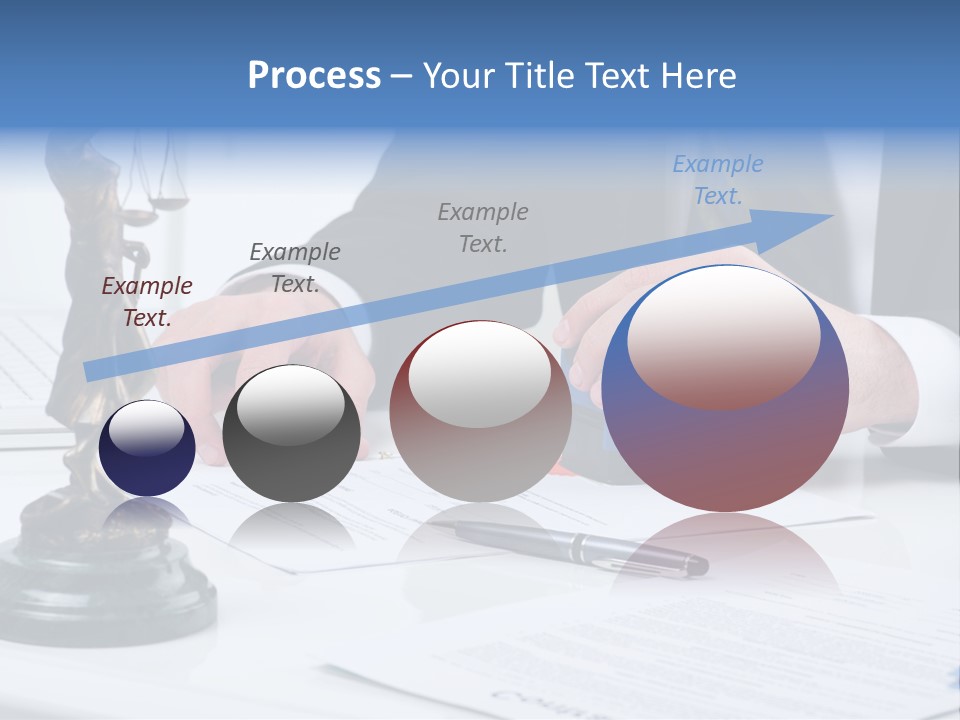 Text Stamp White PowerPoint Template