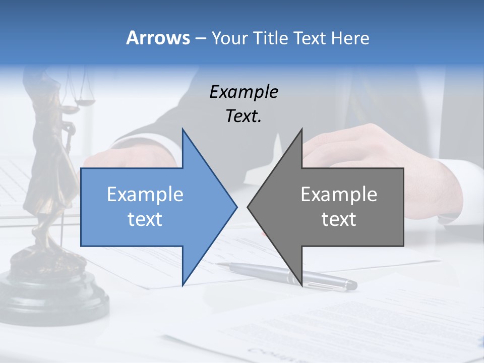 Text Stamp White PowerPoint Template