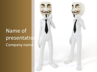 Toon Boardroom Group PowerPoint Template