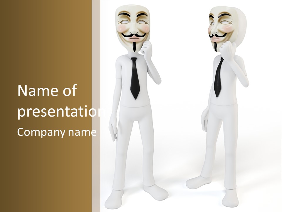 Toon Boardroom Group PowerPoint Template