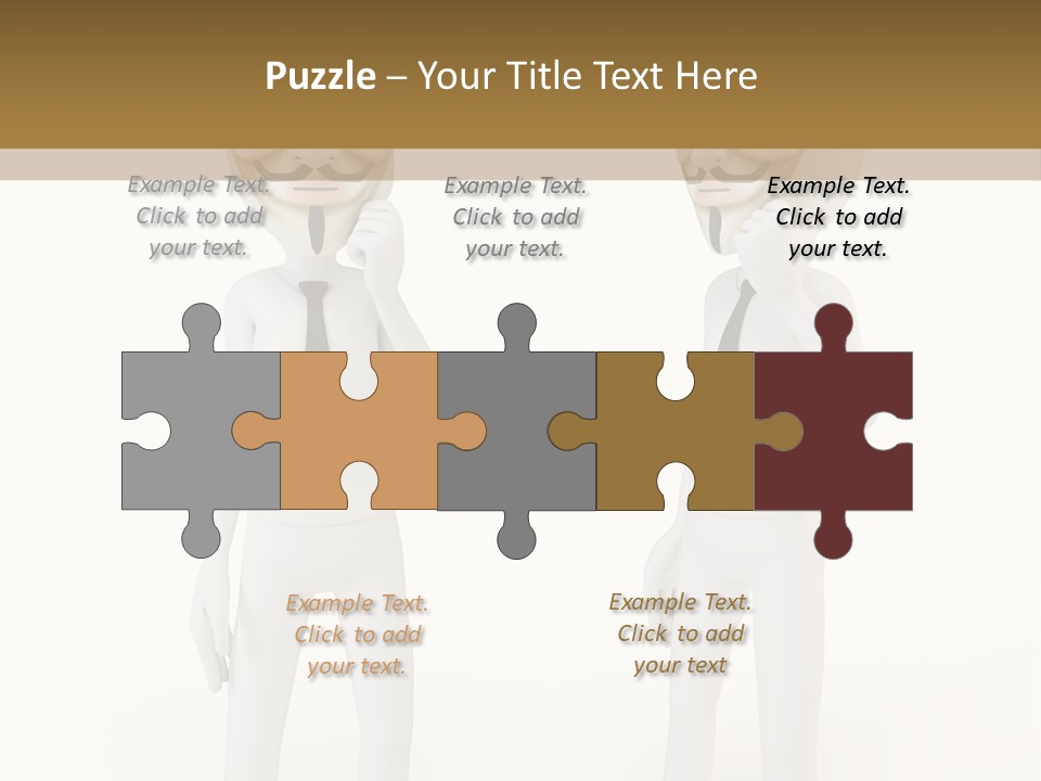 Toon Boardroom Group PowerPoint Template