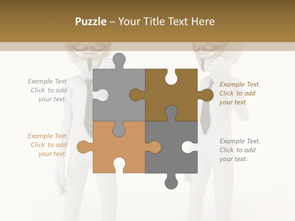 Toon Boardroom Group PowerPoint Template