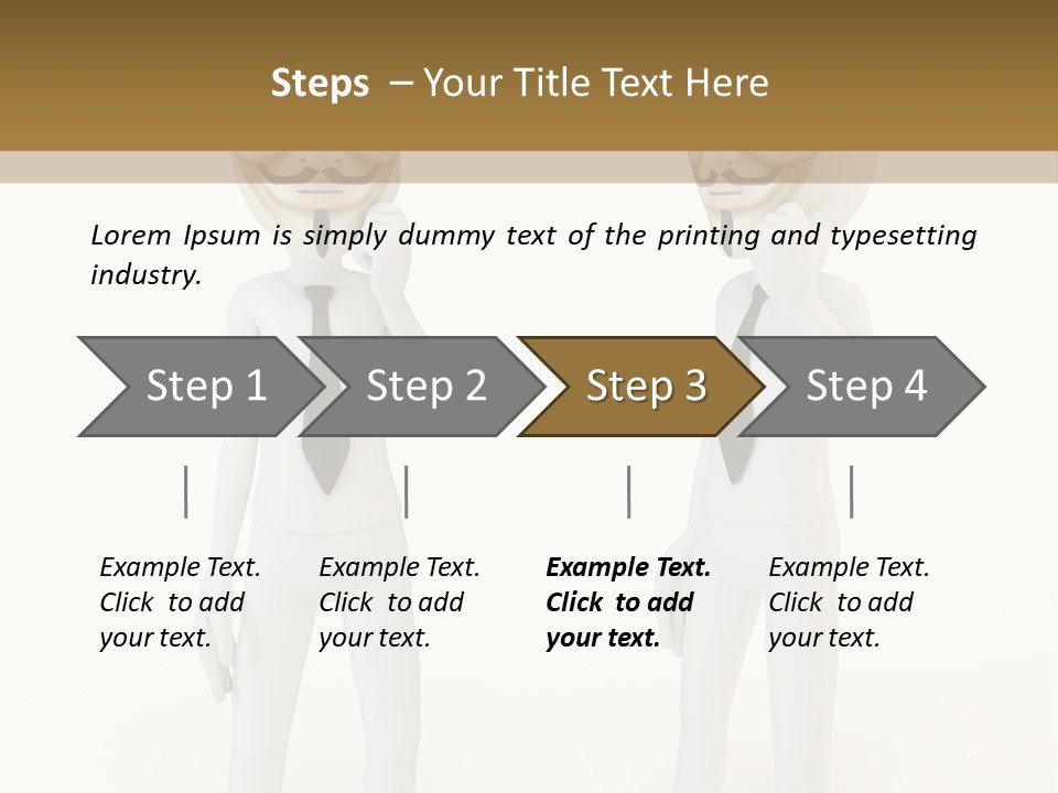 Toon Boardroom Group PowerPoint Template