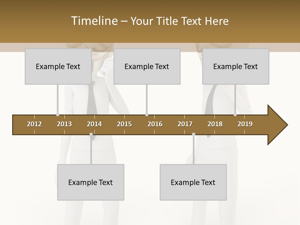 Toon Boardroom Group PowerPoint Template