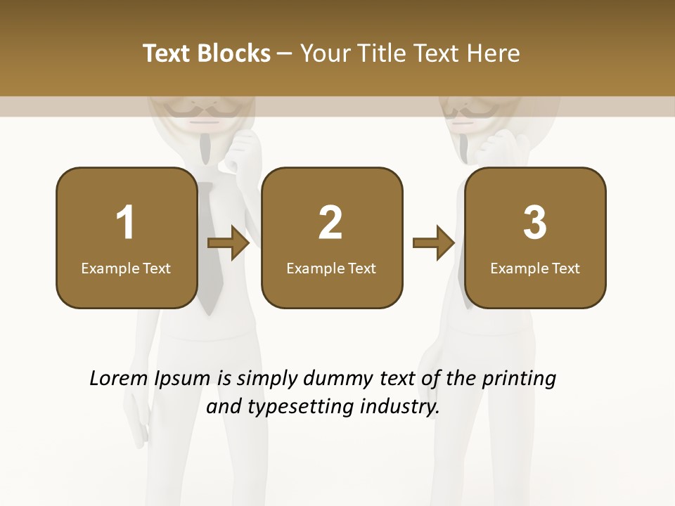 Toon Boardroom Group PowerPoint Template