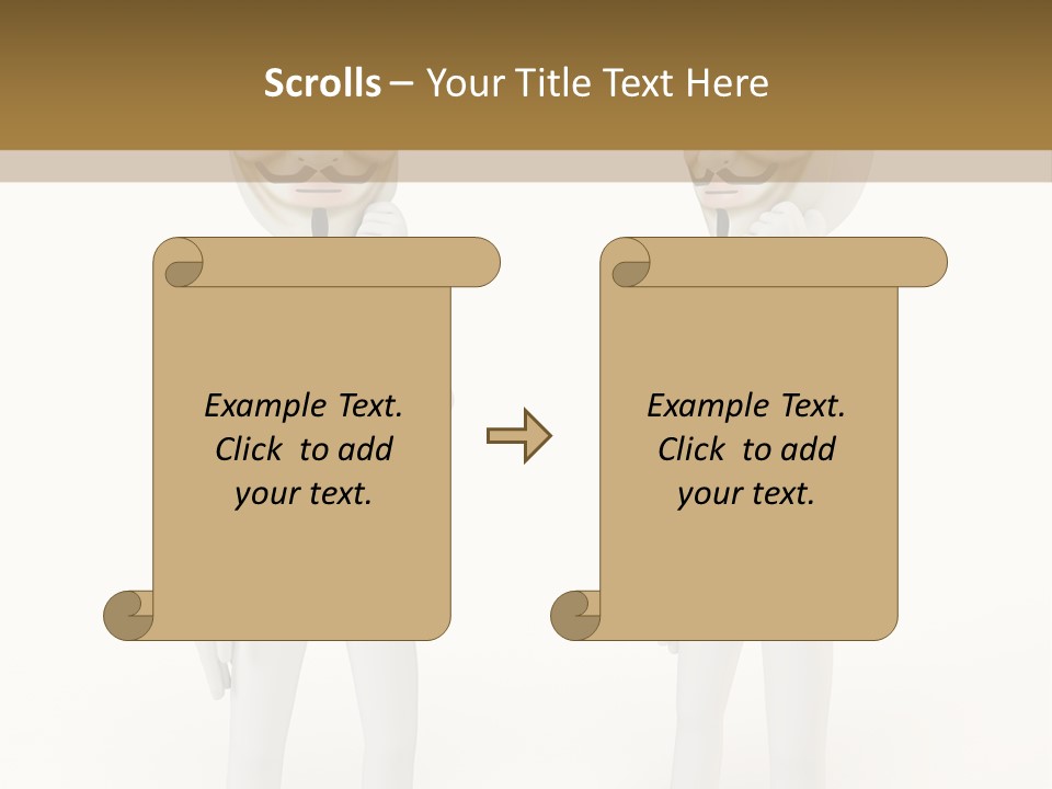Toon Boardroom Group PowerPoint Template
