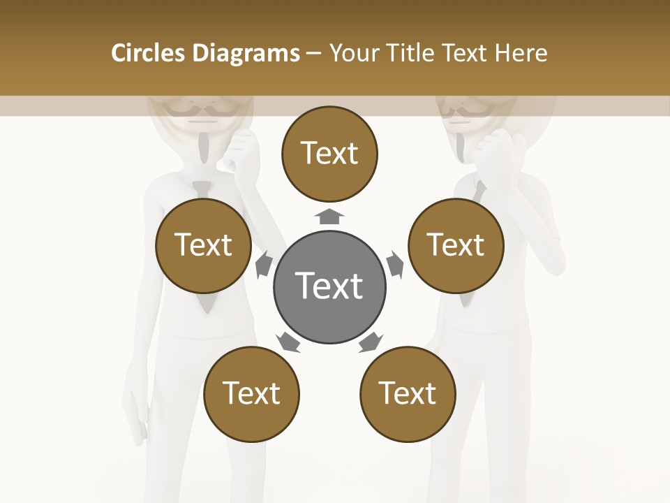 Toon Boardroom Group PowerPoint Template