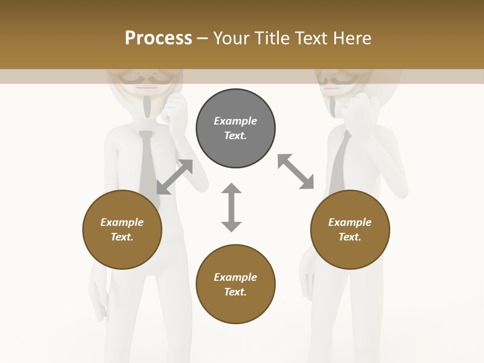 Toon Boardroom Group PowerPoint Template