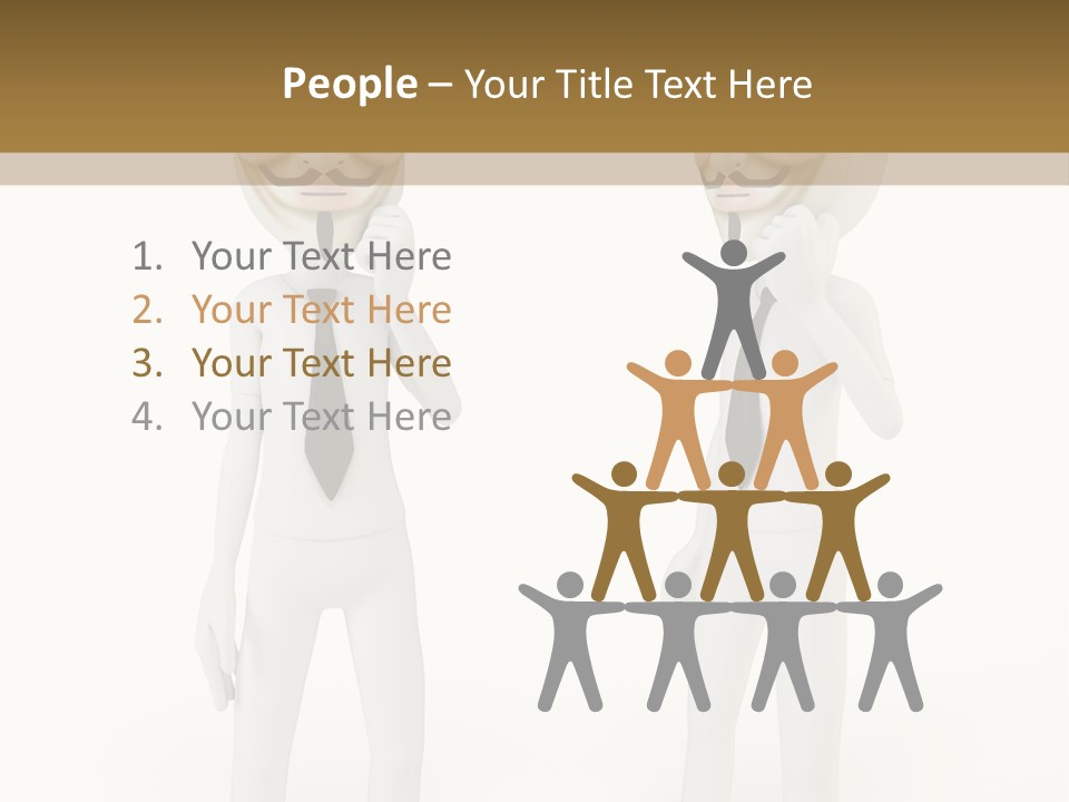 Toon Boardroom Group PowerPoint Template