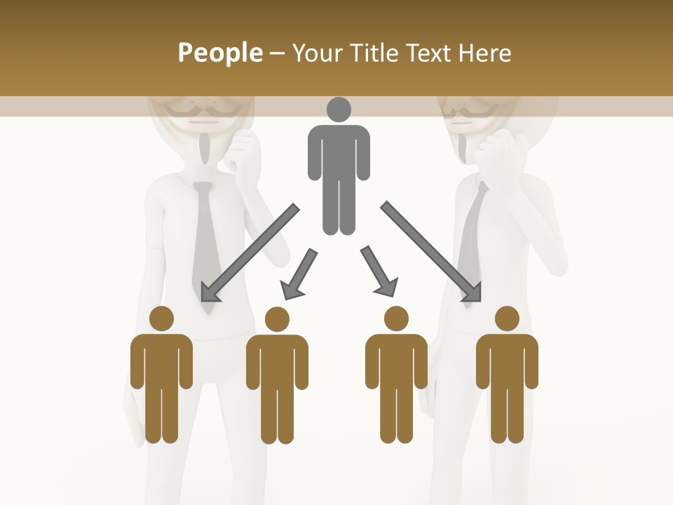 Toon Boardroom Group PowerPoint Template