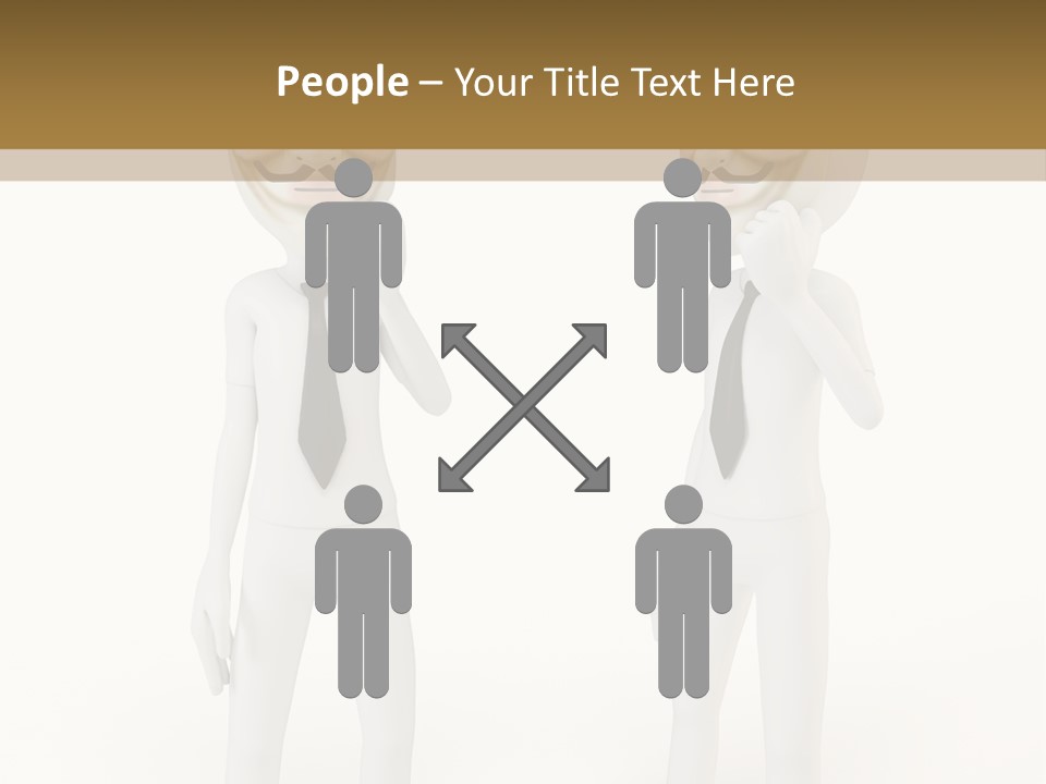 Toon Boardroom Group PowerPoint Template