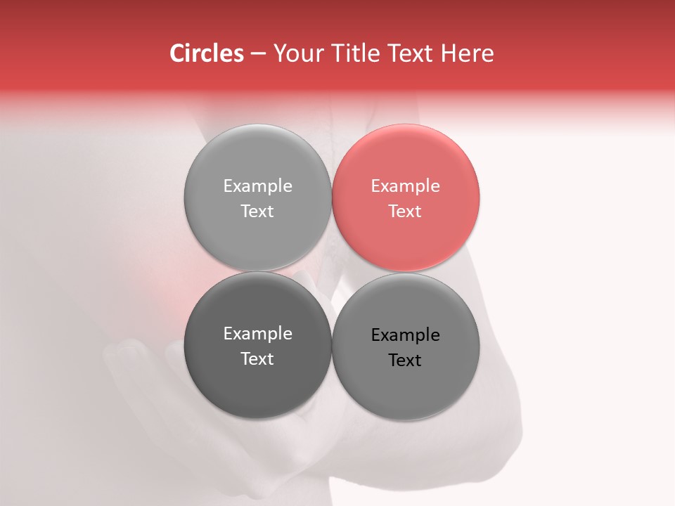 Human Elbow Ill PowerPoint Template