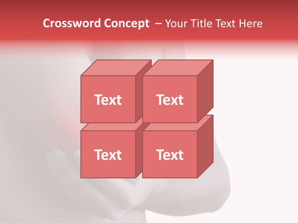 Human Elbow Ill PowerPoint Template