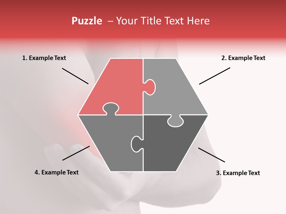 Human Elbow Ill PowerPoint Template