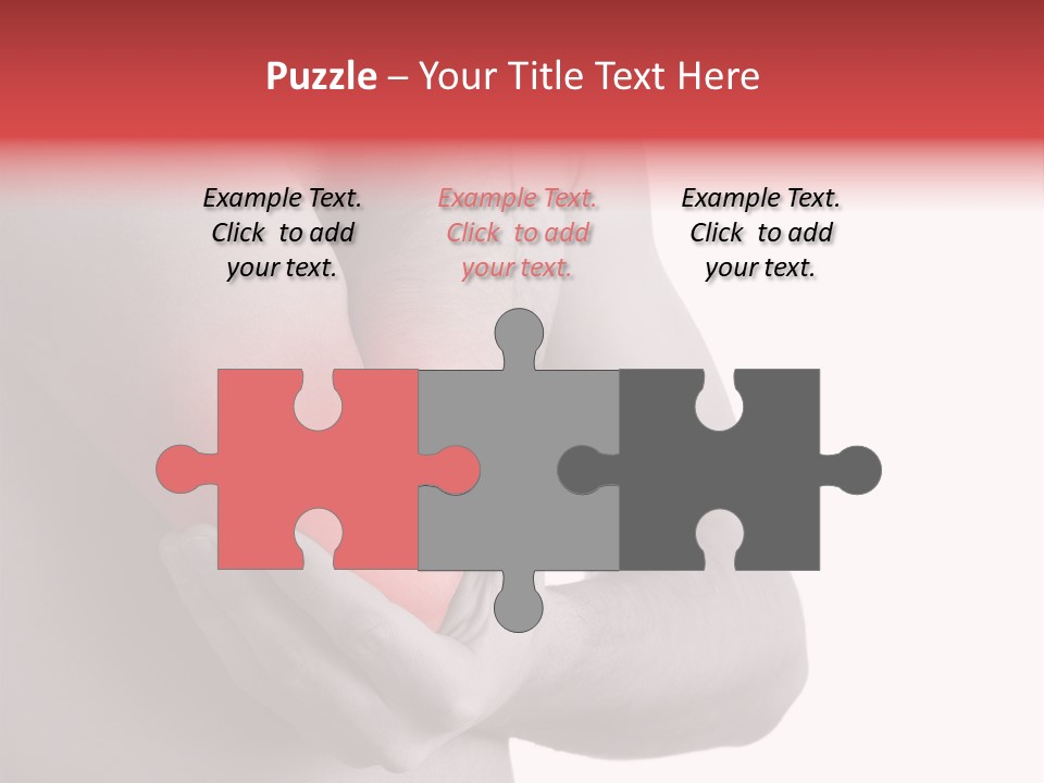 Human Elbow Ill PowerPoint Template