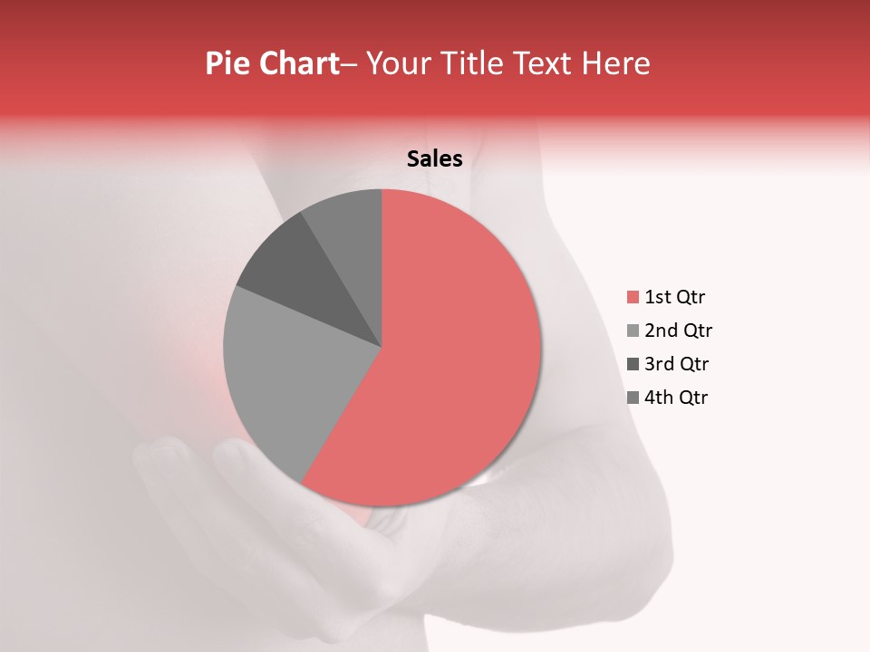 Human Elbow Ill PowerPoint Template