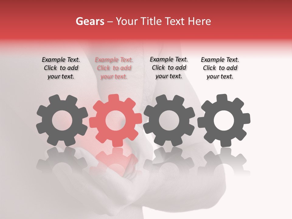 Human Elbow Ill PowerPoint Template