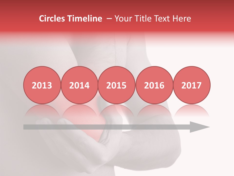 Human Elbow Ill PowerPoint Template