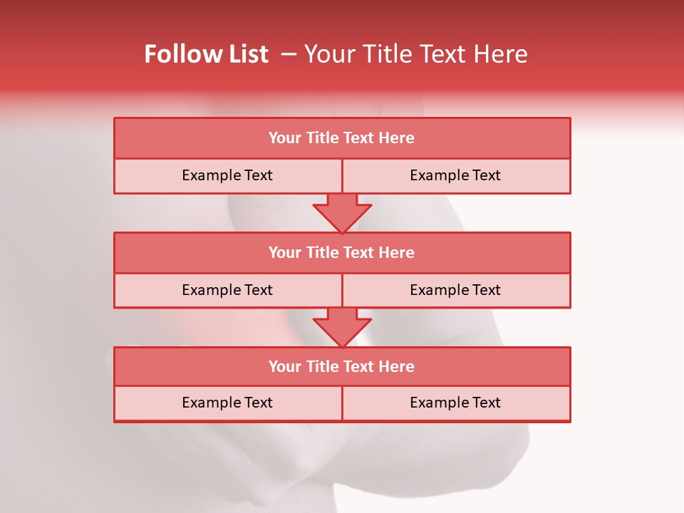 Human Elbow Ill PowerPoint Template