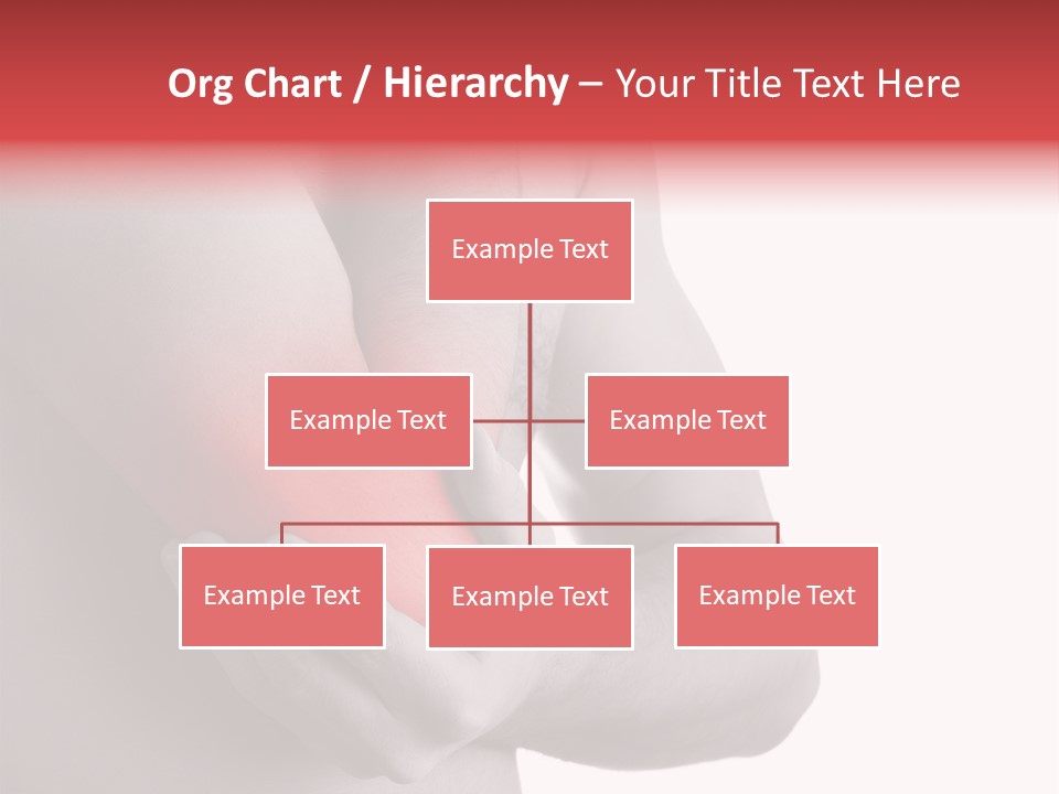 Human Elbow Ill PowerPoint Template