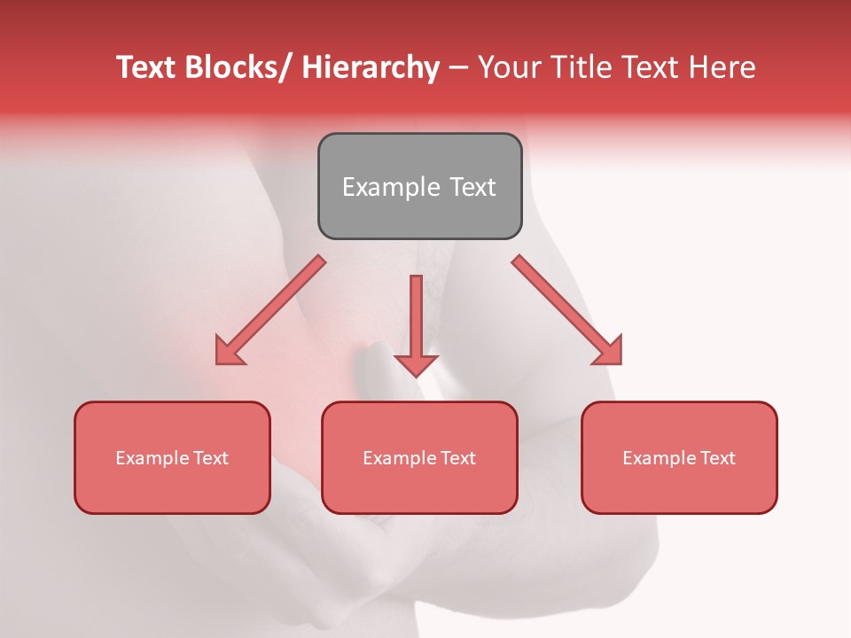 Human Elbow Ill PowerPoint Template