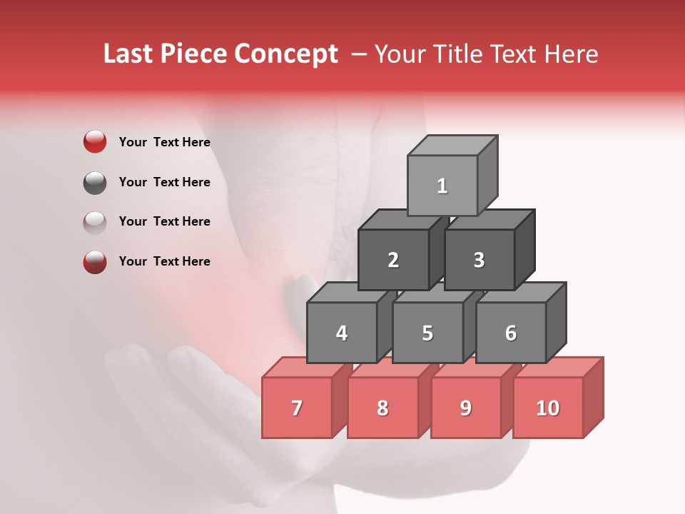 Human Elbow Ill PowerPoint Template