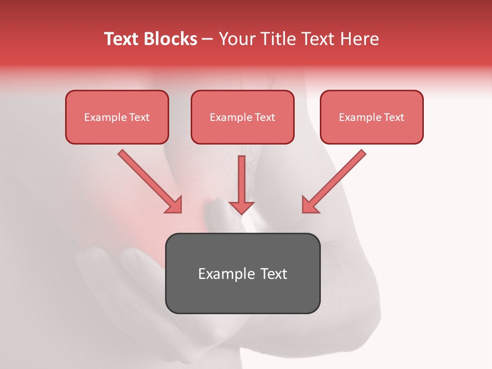 Human Elbow Ill PowerPoint Template