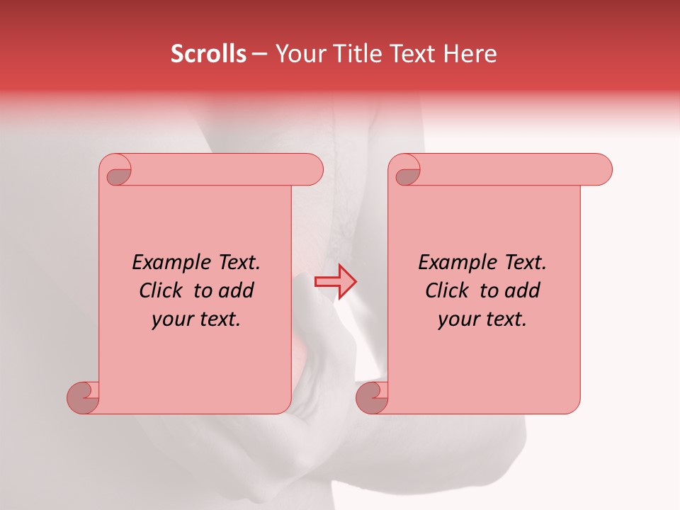 Human Elbow Ill PowerPoint Template