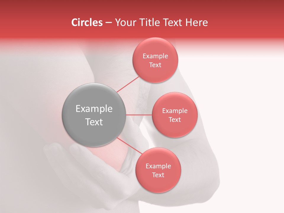 Human Elbow Ill PowerPoint Template