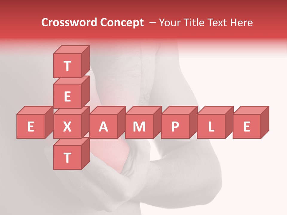 Human Elbow Ill PowerPoint Template