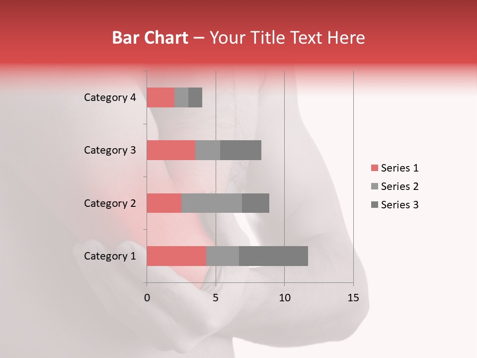 Human Elbow Ill PowerPoint Template